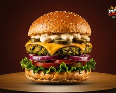 Burger Végétarien🥬+ Frites🍟