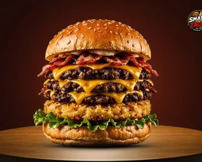 Burger Big Lamiya+  Frites🍟